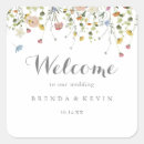 Search for welcome to our wedding stickers For her