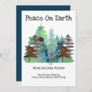 Search for peace holiday cards Watercolor