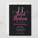 Search for pink black and silver glitter invitations Elegant