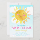Search for fun in the sun birthday invitations For kids