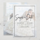 Search for vellum save the dates Black and white