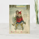 Search for vintage happy new year postcards New year's eve