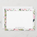 Search for floral border note cards Elegant