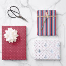 Search for red white and blue wrapping paper Boat