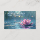 Search for lotus flower business cards Yoga instructor
