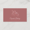 Search for cupcake business cards Handmade