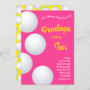Search for golf birthday invitations Cute