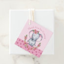 Search for elephant baby shower favor tags Floral