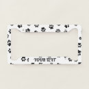Search for dog paw print license plates Animal