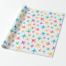 Search for airplane wrapping paper Jets