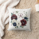 Search for blue and burgundy pillows Elegant