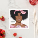 Search for african american napkins Pink