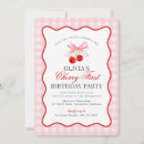 Search for cherry birthday invitations Girl