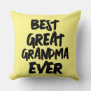 Search for great grandmother pillows Best great grandma ever