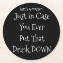 Search for funny coasters Black and white