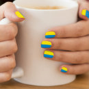 Search for blue yellow nail art Flag