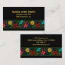Search for purple and turquoise business cards Elegant