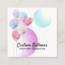 Search for balloon business cards Party