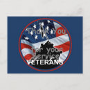 Search for memorial service postcards Military