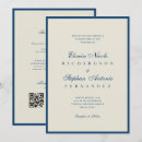 Search for navy and ivory wedding invitations Classic