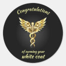 Search for gold medical caduceus stickers Doctor