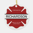 Search for firefighter ornaments Firemen