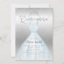 Search for cinderella quinceanera invitations Blue
