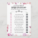 Search for game bridal shower invitations Bride or groom