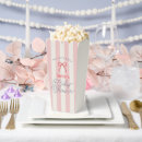 Search for pink and white striped favor boxes Baby shower