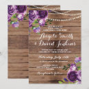 Search for wood wedding invitations Purple