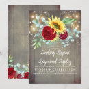 Search for sunflower and burgundy wedding invitations Sunflowers