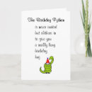 Search for snake birthday cards Python