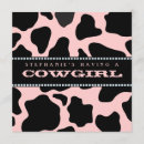 Search for cowhide invitations Cowgirl