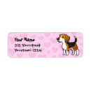 Search for beagle return address labels Cartoon