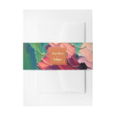 Search for invitation belly bands Floral