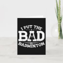 Search for bad mother cards Badminton mom