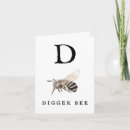 Search for bee note cards Illustration