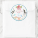 Search for farm animals stickers Barnyard birthday