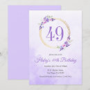Search for 49th birthday invitations Modern