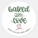 Search for sale stickers Baked with love