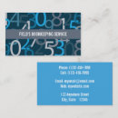 Search for numbered business cards Bookkeeping