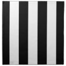 Search for black and white stripes napkins Striped