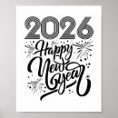 Search for happy new year posters Aesthetic