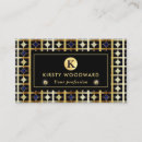 Search for cobalt blue business cards Gold
