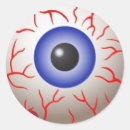 Search for scary eye stickers Red