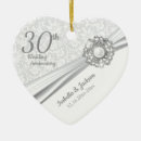 Search for 30th anniversary ornaments Floral