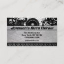 Search for auto mechanic business cards Car maintenance