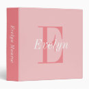 Search for professional binders Elegant script name initial