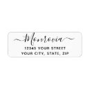 Search for clear return address labels Modern