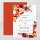 Search for burgundy and orange wedding invitations Autumn fall
